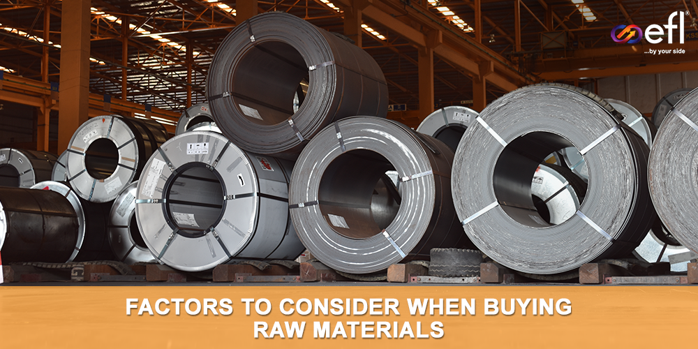 Factors to Consider When Buying Raw Materials