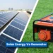 Solar Energy vs. Generators